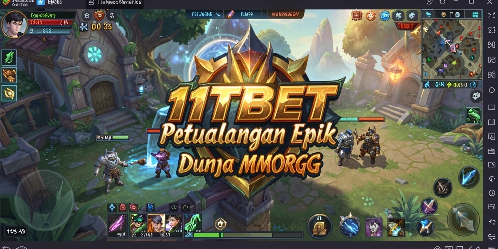Tangkapan layar dari gameplay 11TBET yang menunjukkan aksi pertempuran yang mendebarkan.