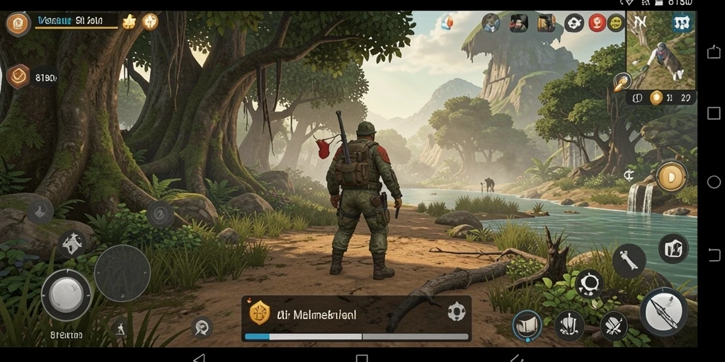 Tangkapan layar menunjukkan aksi mendebarkan dalam permainan Adventure.