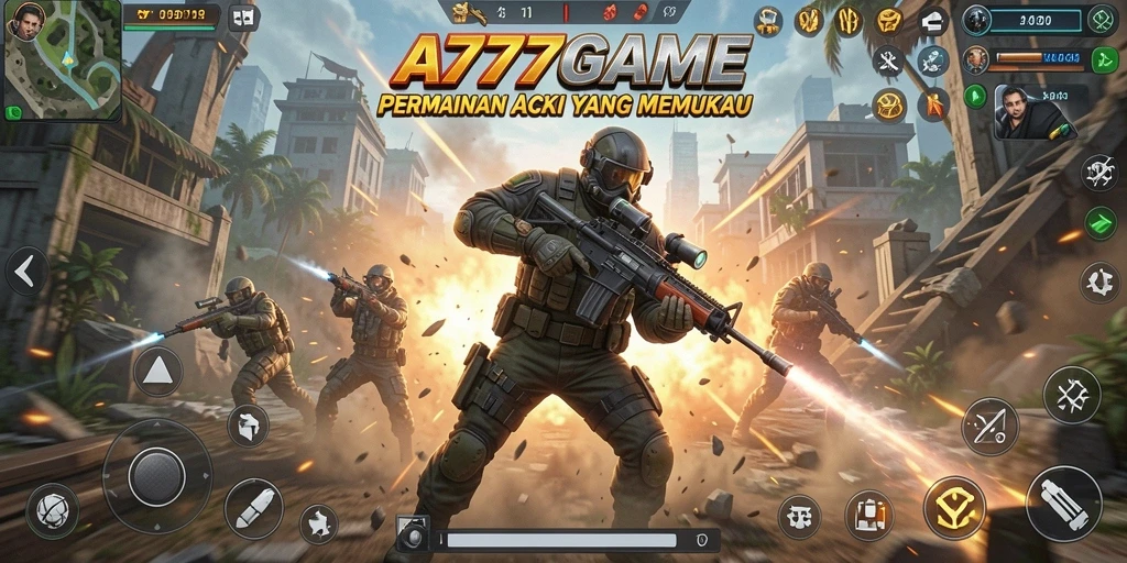 Tampilan menarik dari gameplay A777GAME yang penuh aksi.