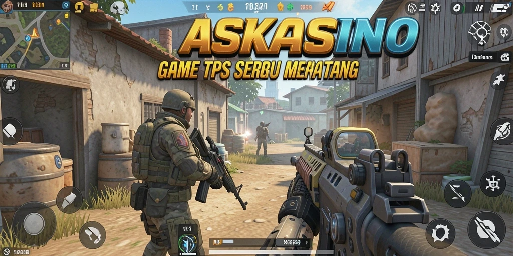 Tangkapan layar gameplay <strong>ASKASINO</strong> menampilkan aksi pertempuran mendebarkan dan grafis indah.