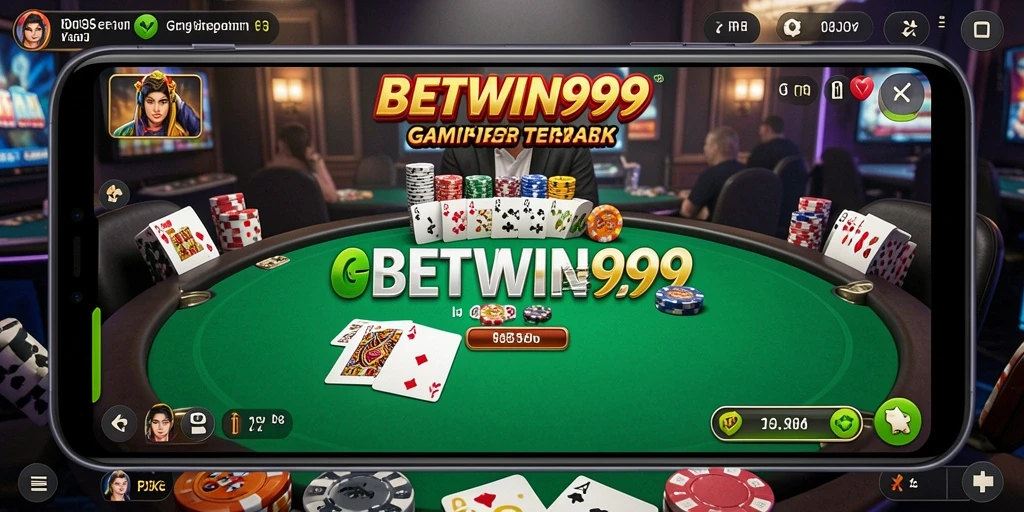 Tampilan permainan poker seru di BETWIN999.