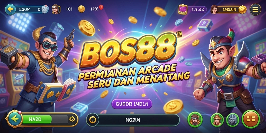 Tangkapan layar gameplay seru dari BOS88 yang menampilkan aksi Arcade.