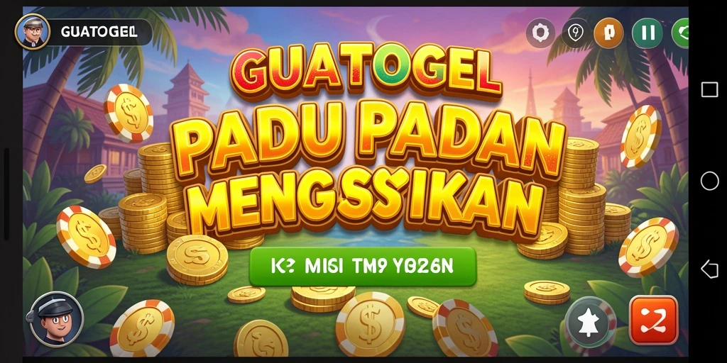 Tampilan gameplay GUATOGEL yang menarik dan penuh warna.