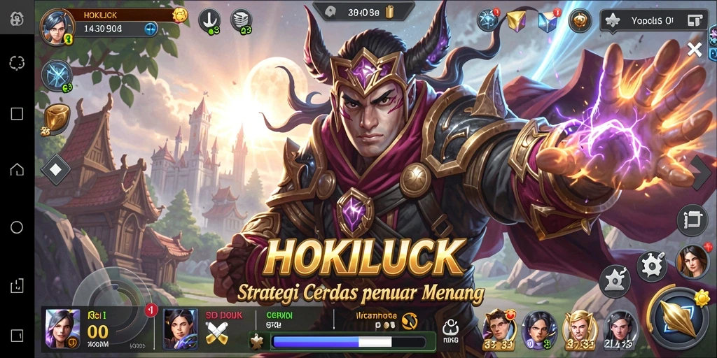 Tampilan gameplay menarik HOKILUCK dengan strategi mendebarkan.