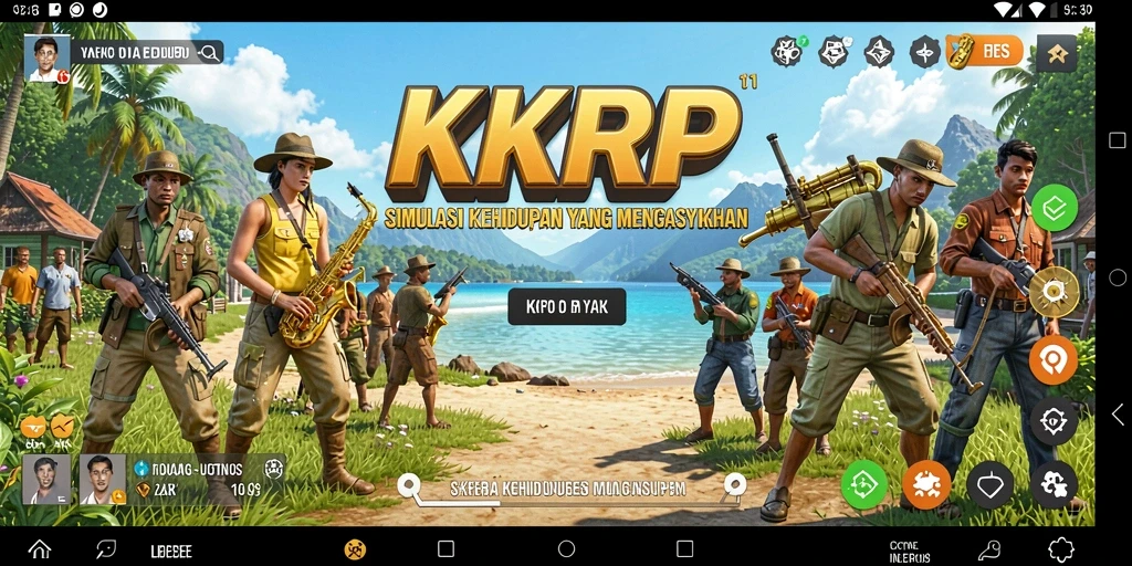 Tampilan gameplay imersif KKRP yang menantang.