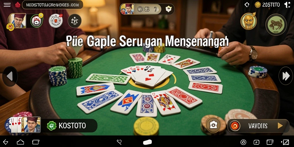 Tampilan gameplay KOSTOTO yang seru dan interaktif