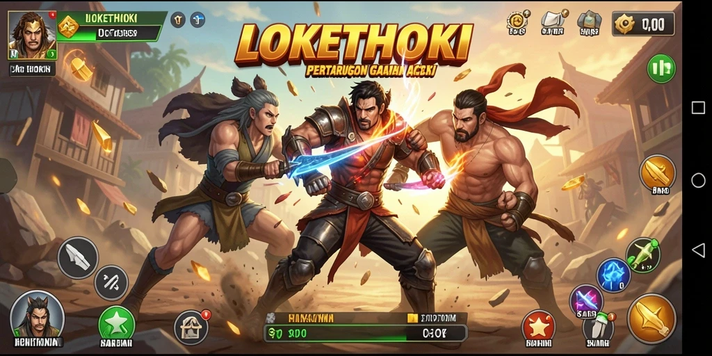 Tampilan seru dari LOKETHOKI saat beraksi di medan perang.