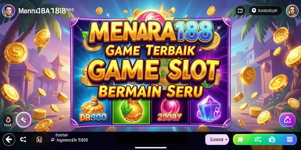 Tampilan gameplay menarik dari MENARA188 dengan mesin slot yang beragam.
