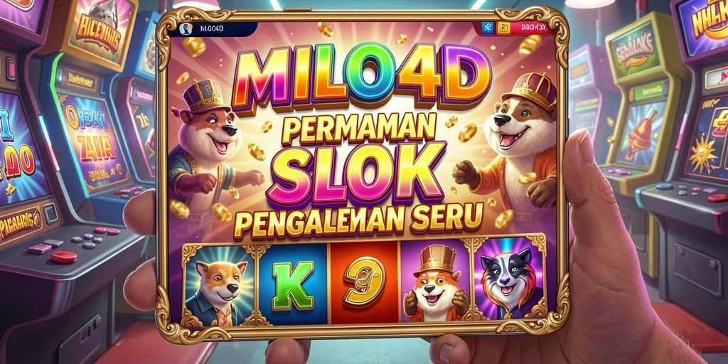 Screenshot utama MILO4D menampilkan kegembiraan permainan slot.