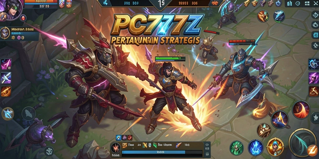 Gameplay seru di <strong>PC777</strong> dengan pertempuran langsung antar tim.