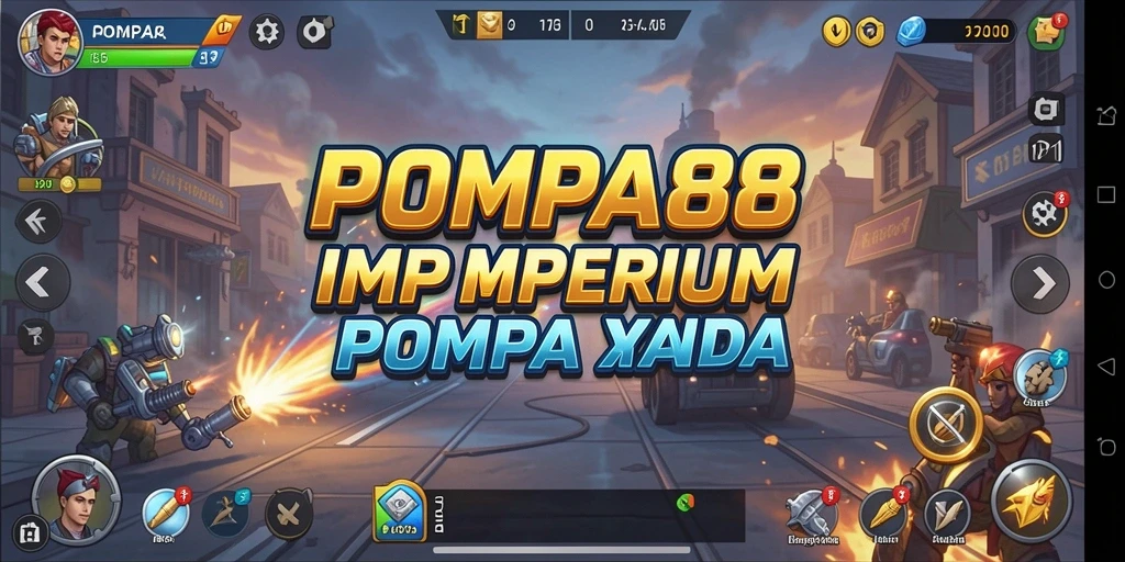 Tampilan gameplay POMPA88 yang menarik dan penuh tantangan bisnis.