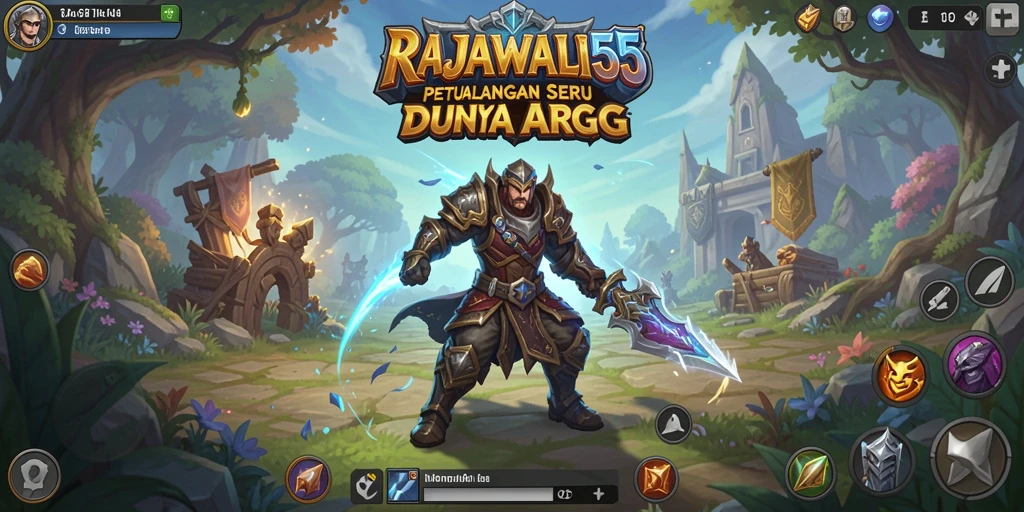 Tampilan gameplay menarik RAJAWALI55 dalam aksi petualangan ARPG.