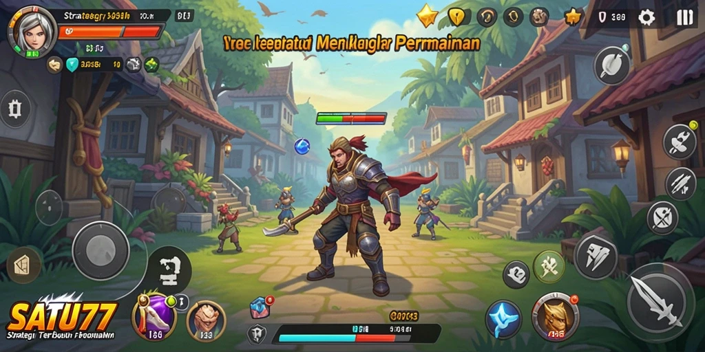 Tampilan menarik dari gameplay <strong>SATU77</strong> menggambarkan momen ketegangan dalam pertempuran strategi.